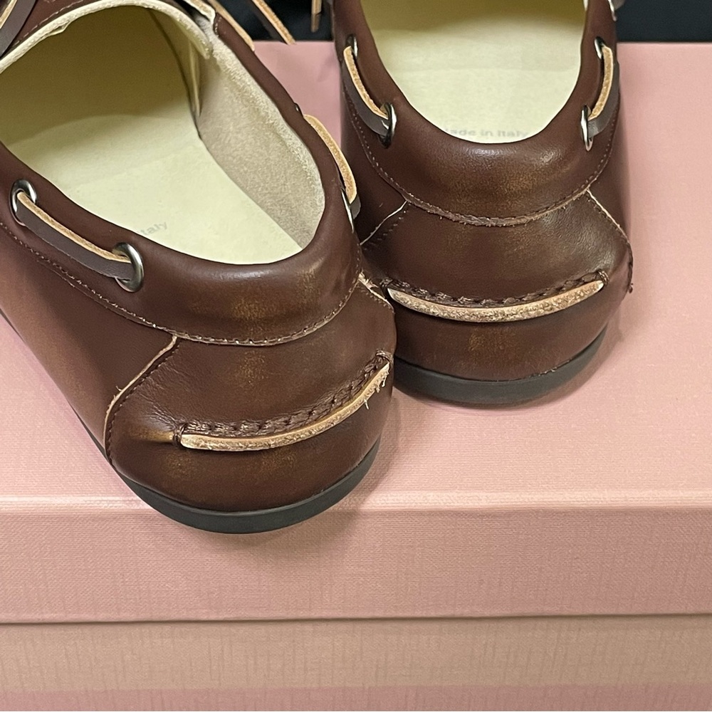 Miu Miu Women's Brown Loafers - Picture 4 of 8